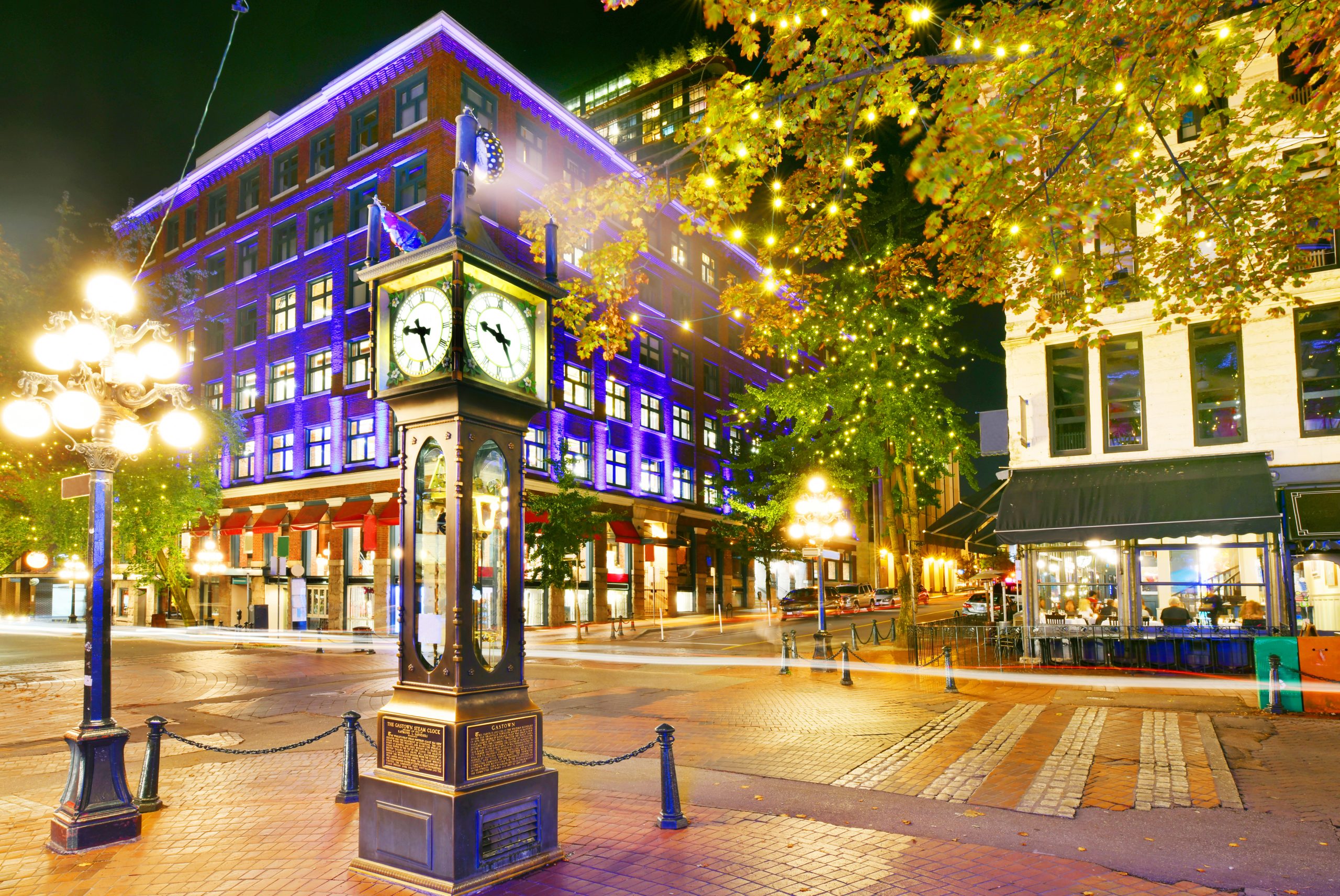 L'horloge à vapeur à Vancouver au Canada
